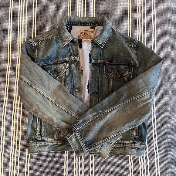 ‼️SOLD‼️ Polo Bear Denim Trucker Jeans Jacket SOLD OUT $298 New with tags. - Picture 3 of 6